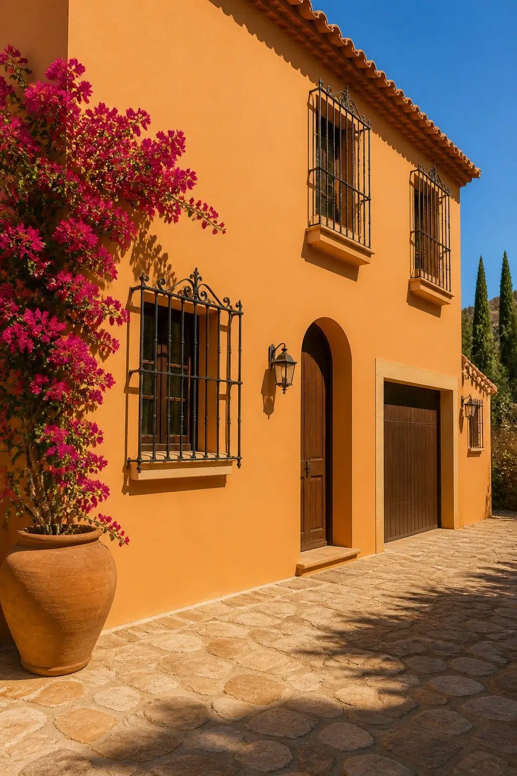 Bakelite Gold color — mediterranean house inspiration