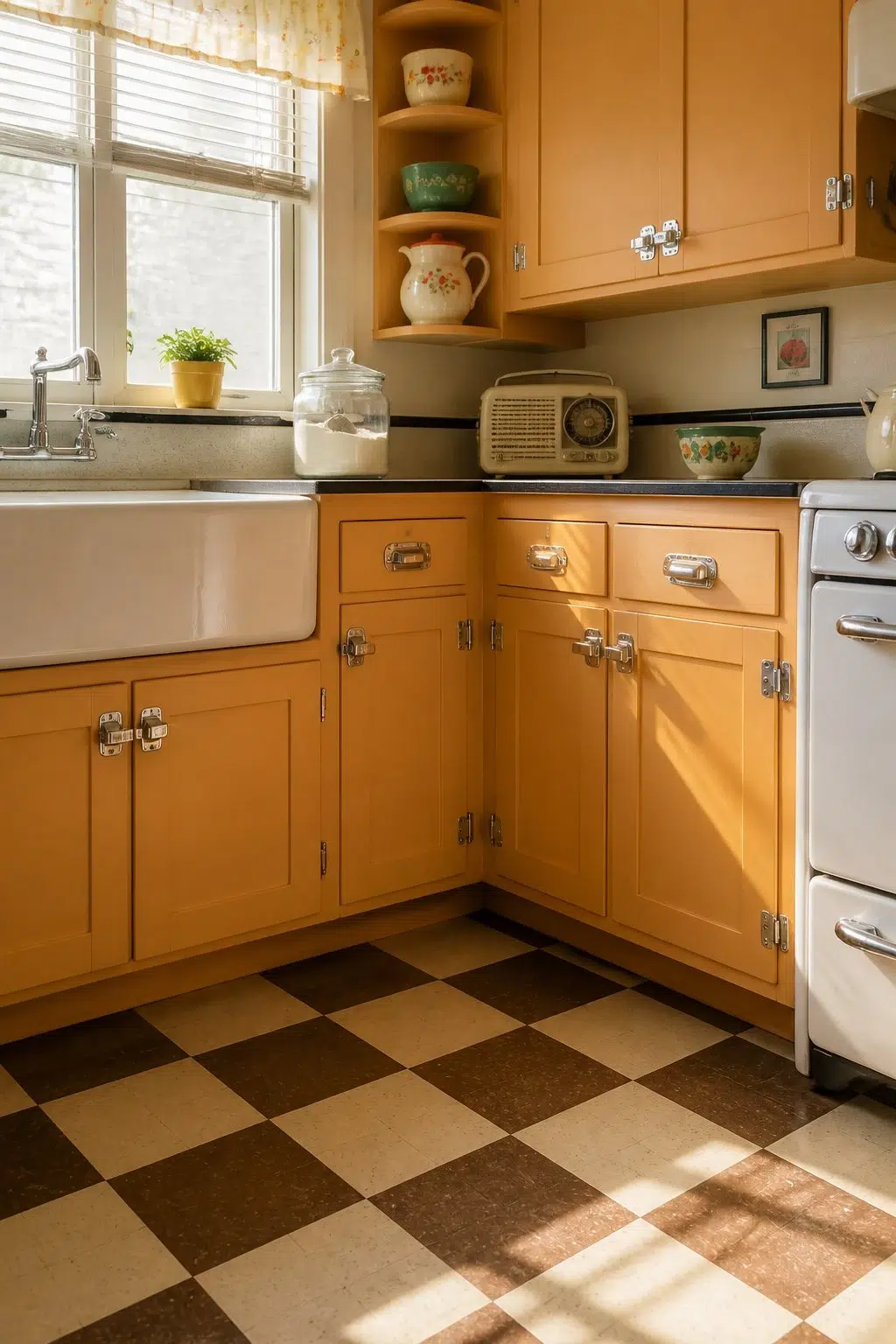 Bakelite Gold — vintage kitchen
