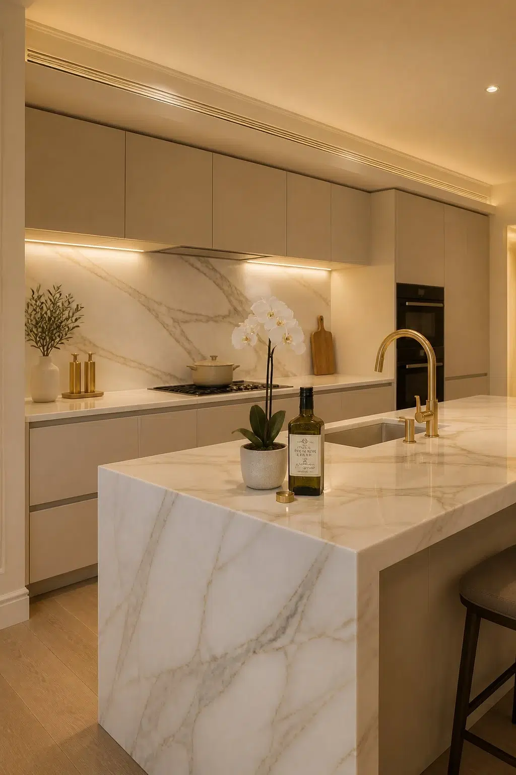 Banana Cream — modern luxury kitchen