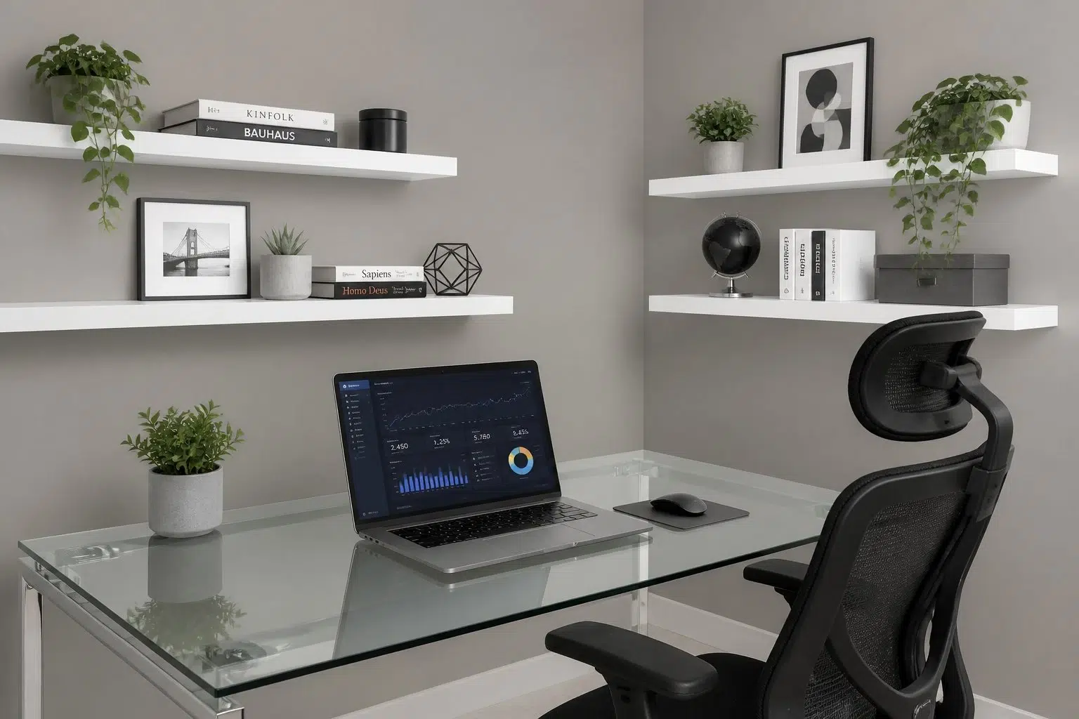 Bedrock paint color — Home Office (Contemporary)