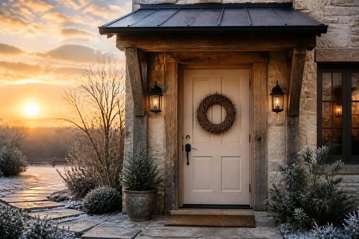 Beige paint color — Front Door (Rustic Modern)