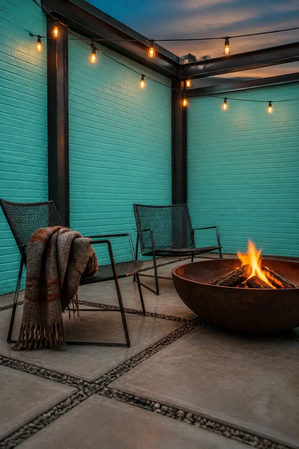 Belize — industrial patio