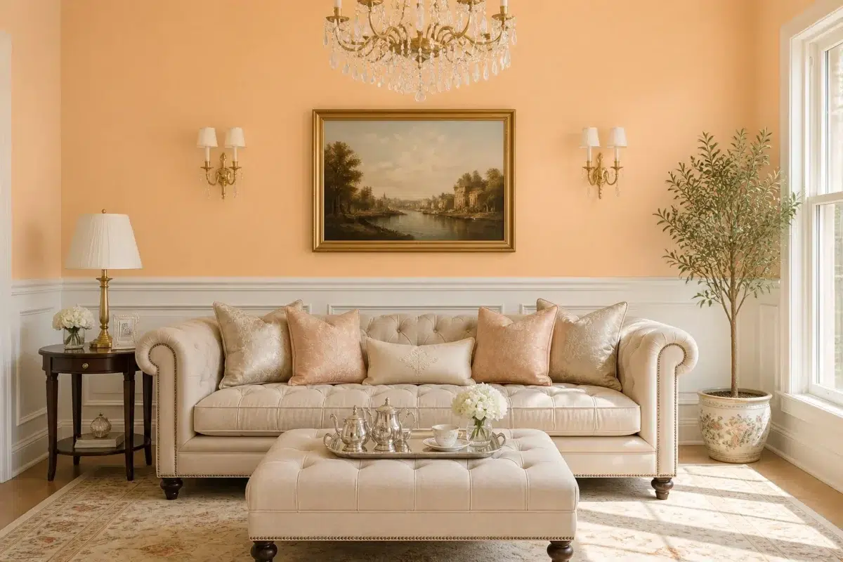 Bellini Fizz paint color — Living Room (Elegant)