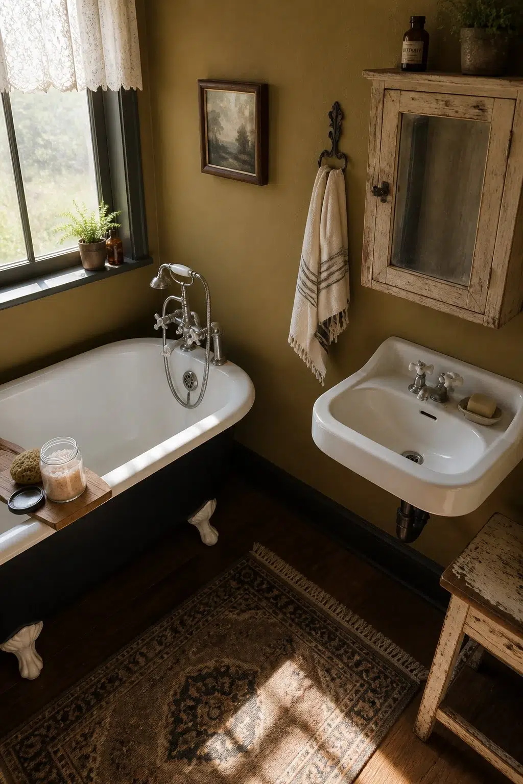 Bengal Grass — vintage bathroom